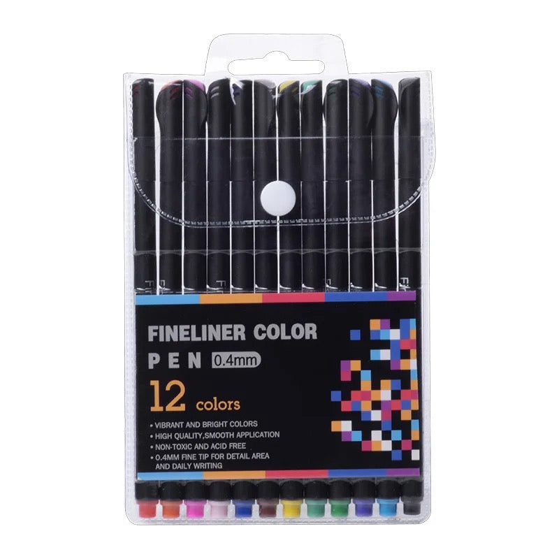 Color Fineliner Pen Set