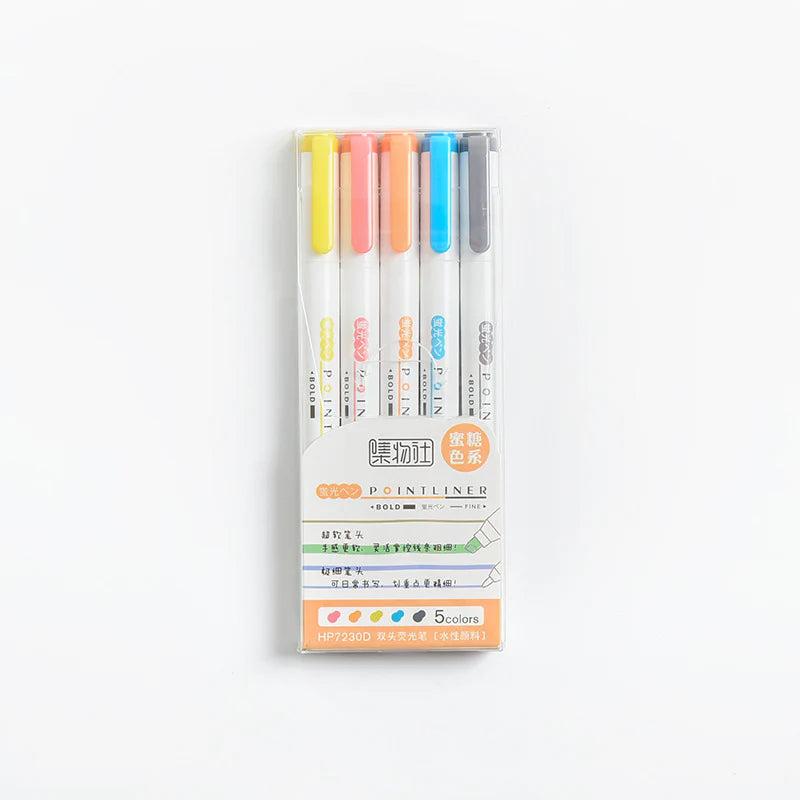 Pointliner Dual Sided Highlighter Set