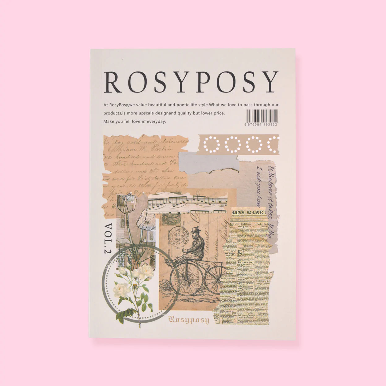 Rosy Posy Sticker Pad