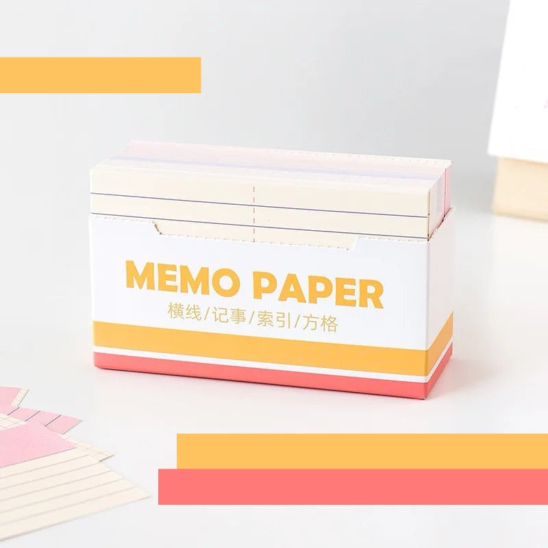 Memo Paper Cards