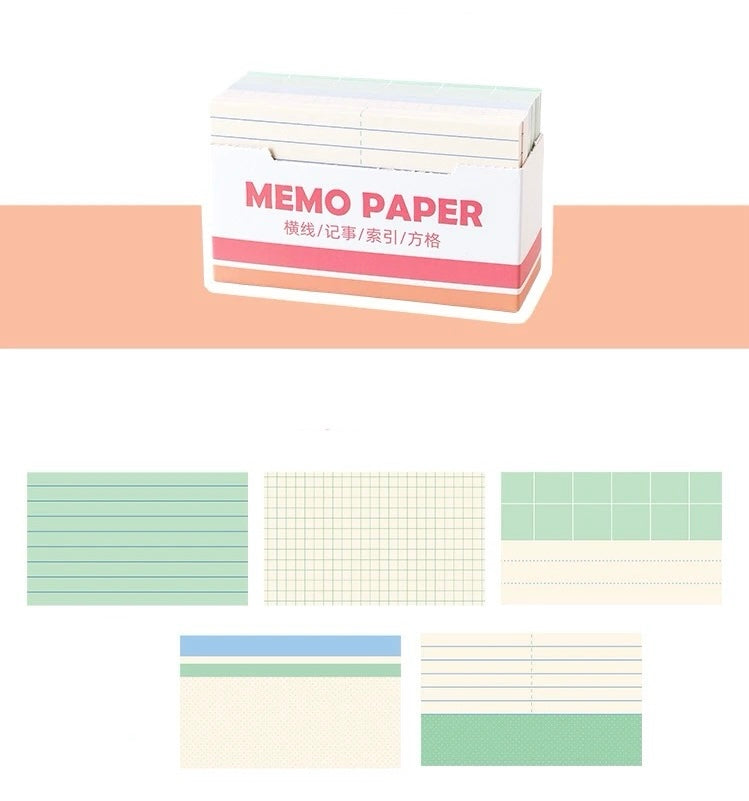 Memo Paper Cards