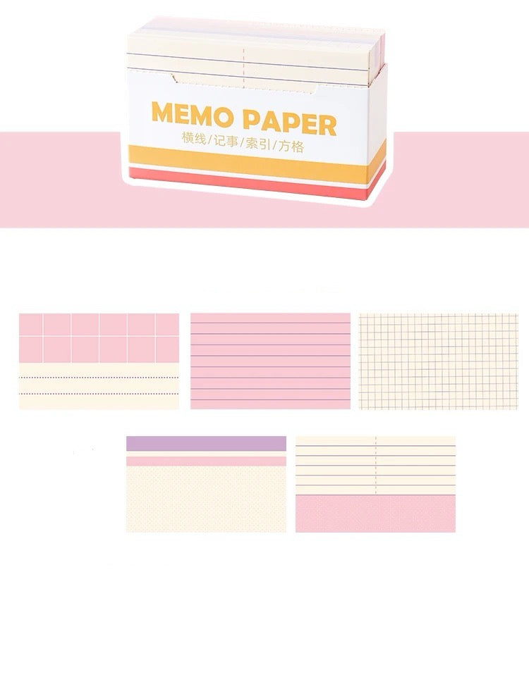 Memo Paper Cards