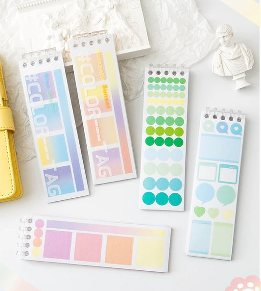 Color Tag Transparent Sticky Notes