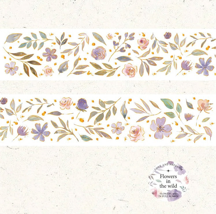 Flowers In The Wild Washi Tape