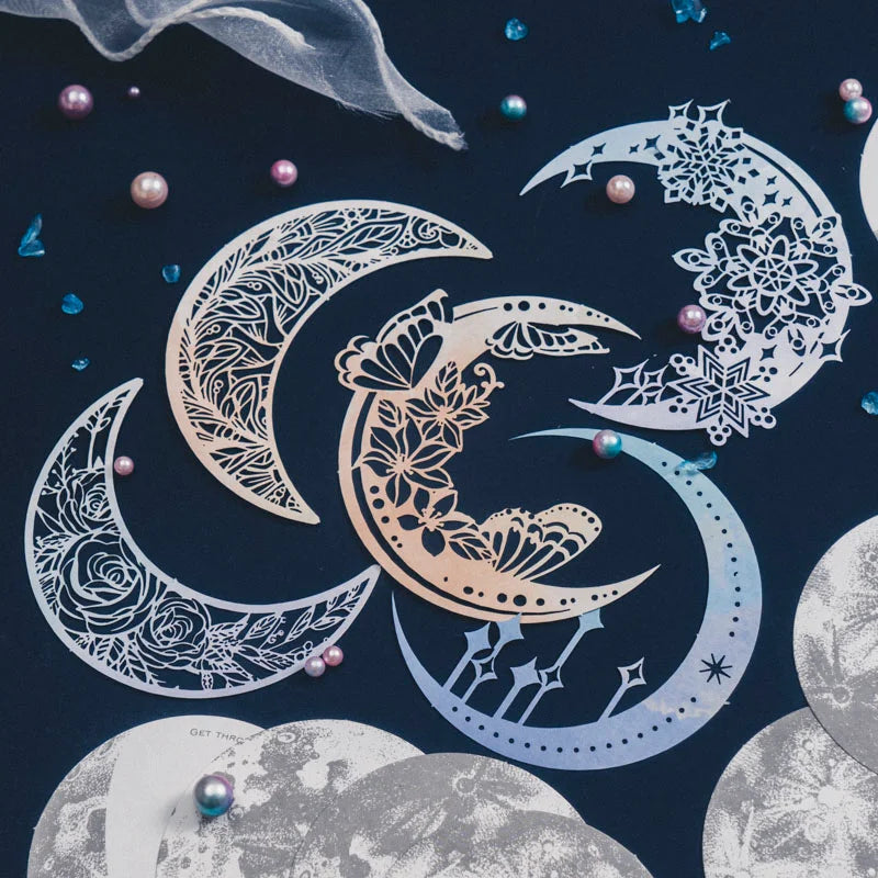 Moon Phase Scrapbooking Paper