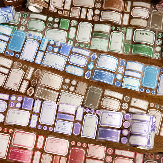 Vintage Label Stickers