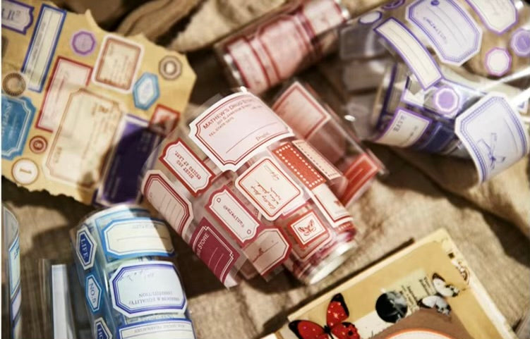 Vintage Label Stickers