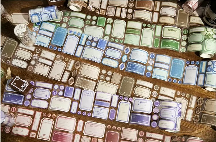 Vintage Label Stickers