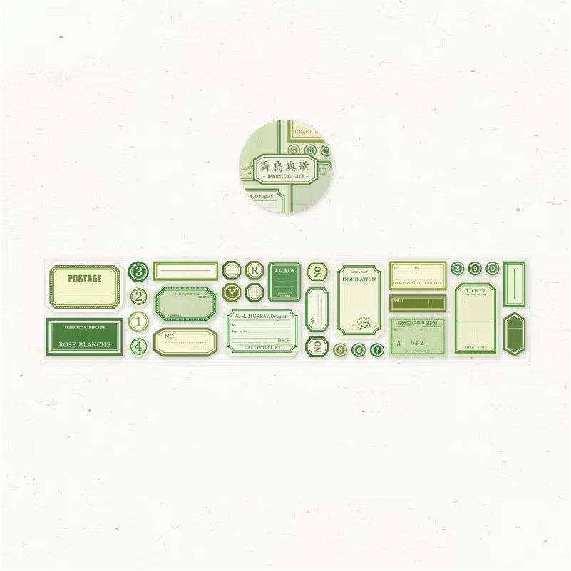 Vintage Label Stickers