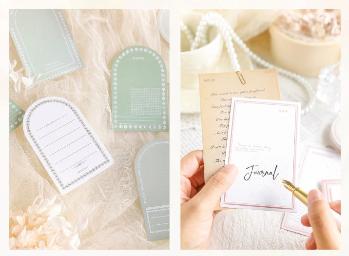 Pastel Embossed Note Cards