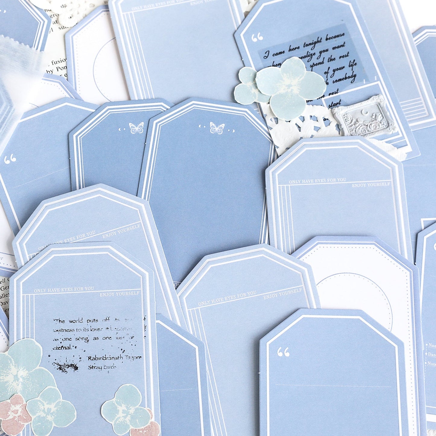 Pastel Embossed Note Cards