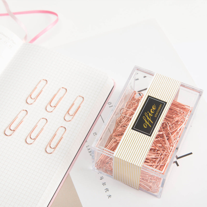 Rose Gold Paper Clips