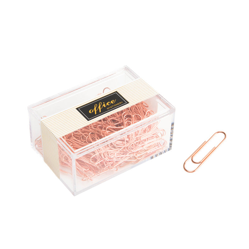 Rose Gold Paper Clips