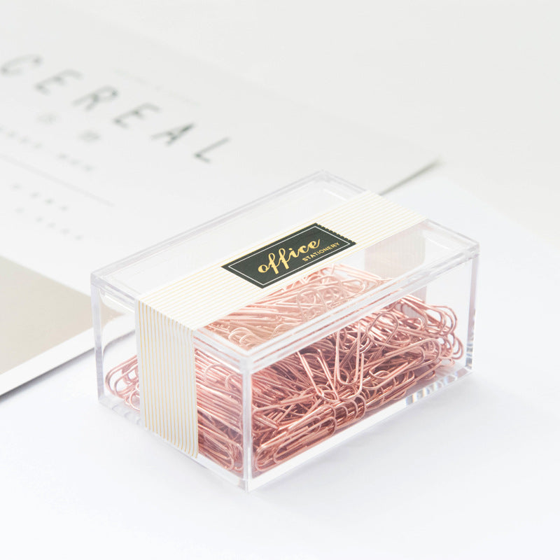 Rose Gold Paper Clips