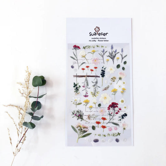 Suatelier Sticker - Flower Letter