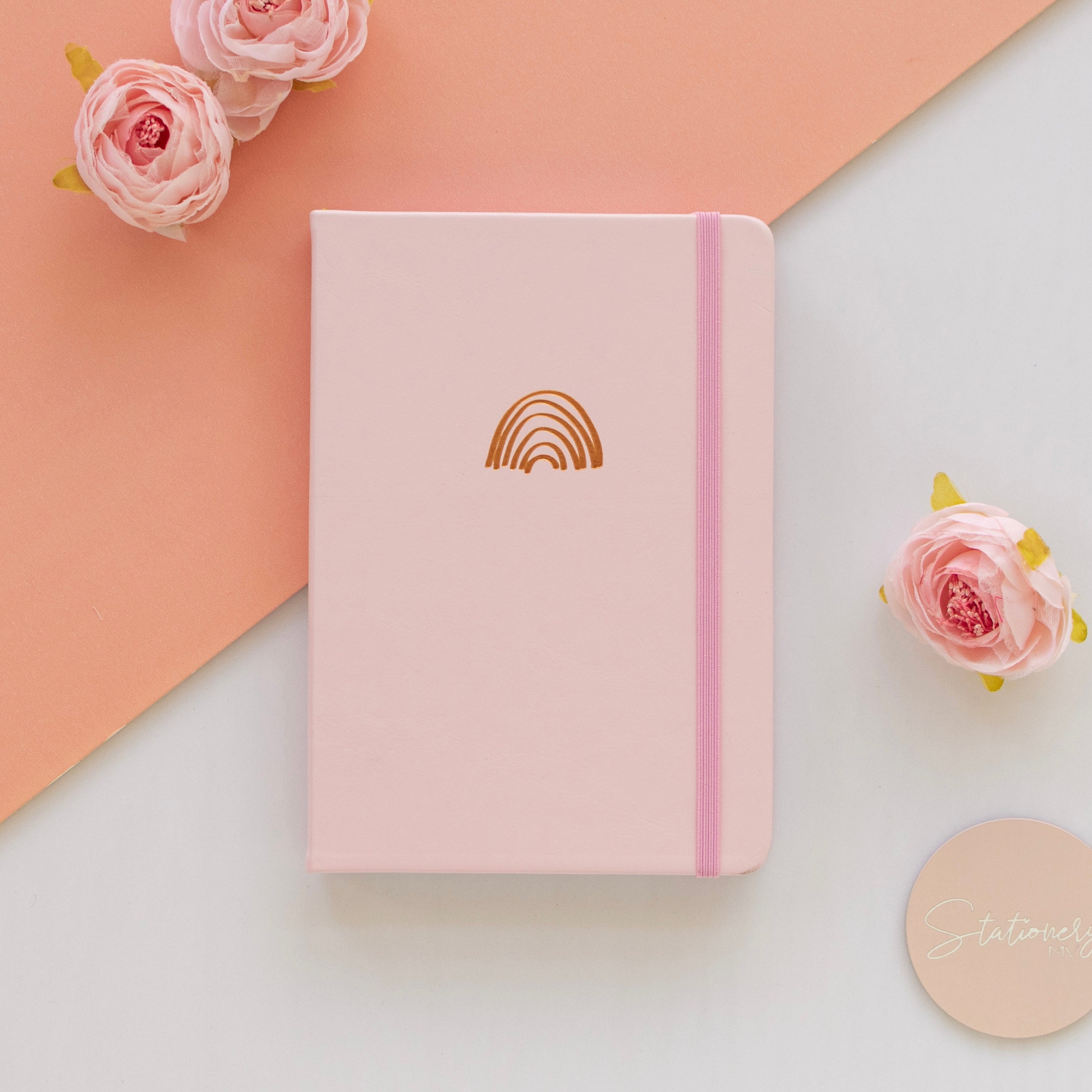 Pink Rainbow Notebook – stationerymv